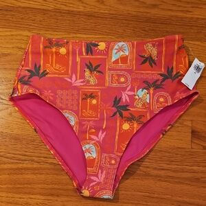 Old Navy Pink and Orange Bikini Bottoms